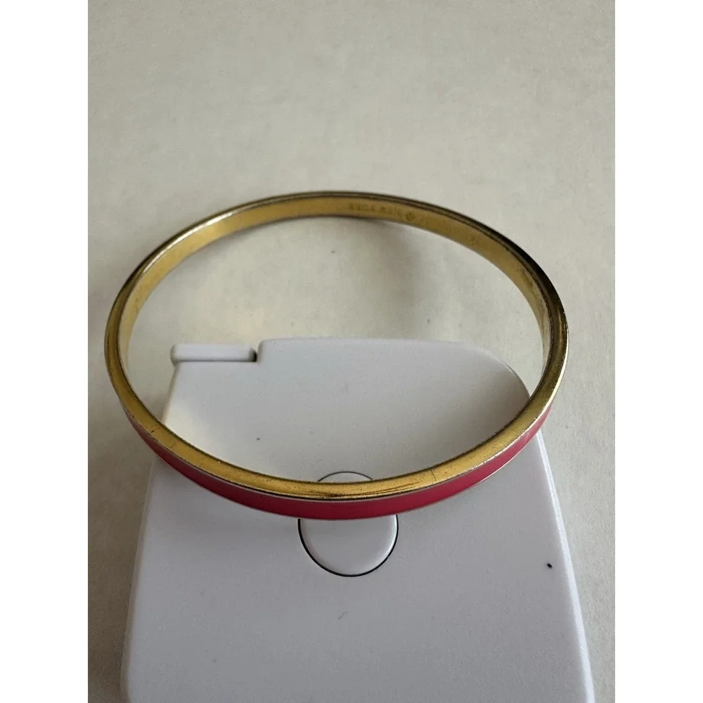 Kate Spade New York Bracelet Bangle Pink Gold "From Me To You" - Picture 3 of 16